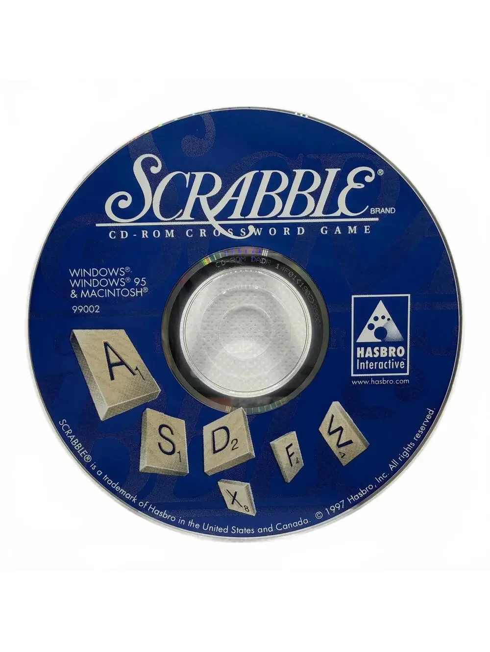 Scrabble (1996) Hasbro - PC CD-ROM Video Game ** Disc Only **